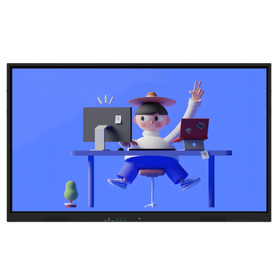 86 inch Free-OS Interactive Touch Screen Monitor for Secure Meetings and Classrooms