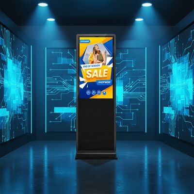 Internet GPRS powered Digital Signage featuring 8g memory and Cloud Based CMS delivering content management and interactive displays