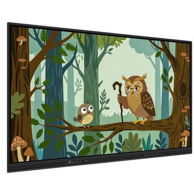 75 Inch Android 4K LED Interactive Board Finger Touch USB Projection Whiteboard