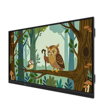 75 Inch Android 4K LED Interactive Board Finger Touch USB Projection Whiteboard