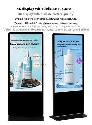 43 50 55 Inch Floor Standing Commercial Lcd Advertising Display Touch Screen Monitor Digital Signage Kiosk