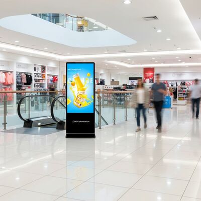 43/55 HD Indoor Vertical Advertising Kiosk All-In-One LCD Display Touch Interactive Screen Digital Signage