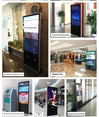 43inch Black Display Mode Digital Signage with Remote Content Management and Customized Screen Size for Enhanced Advertising Display