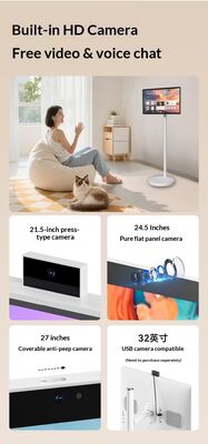 24.5 Inch Portable Touch Screen Kiosk with Android 14 1080p Resolution and Google EDLA Certification