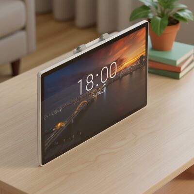 QR Code Scanner Built Touch Screen Kiosk Fashion Style Featuring 4000 to 1 Contrast Ratio Designed For Customer Interaction