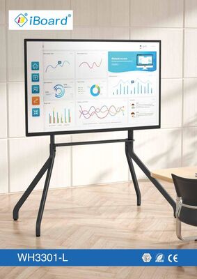 Tempered Anti-Glare Glass Interactive Whiteboard Dual System Android Windows Drawing boards