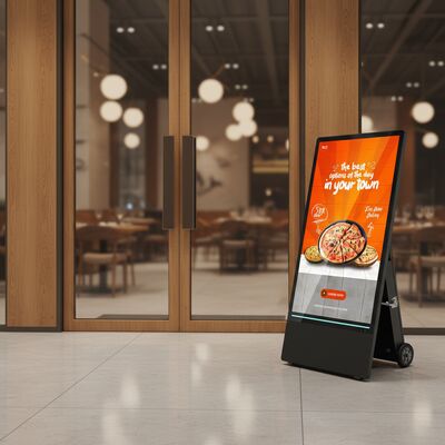 43inch Floor-Standing Touch Screen Kiosk with 1080P Resolution for Interactive Digital Signage and Advertising Display
