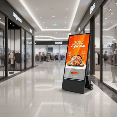 43inch Floor-Standing Touch Screen Kiosk with 1080P Resolution for Interactive Digital Signage and Advertising Display