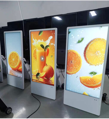 43inch Floor-Standing Touch Screen Kiosk with 1080P Resolution for Interactive Digital Signage and Advertising Display