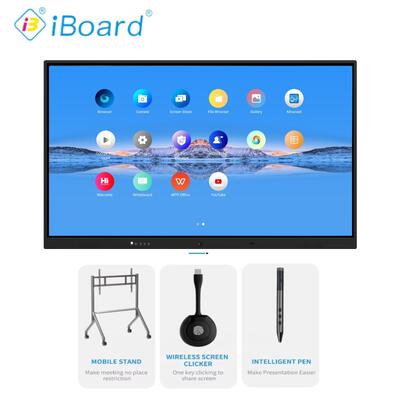 Android 14 4 32G Interactive Monitor with 4mm Tempered Glass