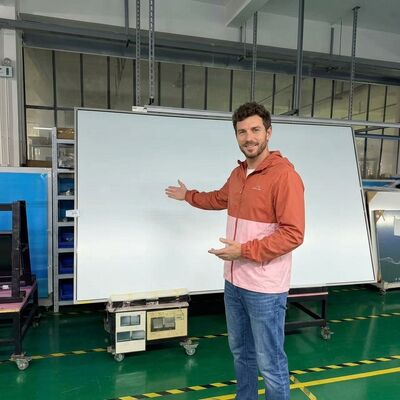 Interactive Smart Whiteboard with 10-Point Touch Infrared Technology and Multi-OS Compatibility for Education and Business