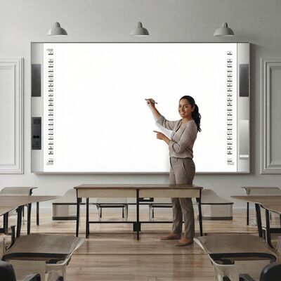55 65 75 85 98 100 Inch China Education Digital Interactive Flat Panel Touch Screen Whiteboard Smart White Board for School