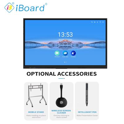 65 inch Interactive Touch Screen Basic Android System Writing Software with AI Function Cheaper Costs Powerful Function