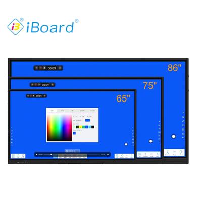 75 inch Interactive Flat Panel Basic Android System Writing Software with AI Function Cheaper Costs Powerful Function