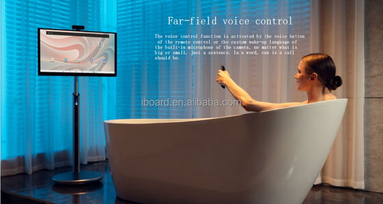 27 Inch Touch Screen Kiosk with 10W2 Speakers for Interactive Public Transportation Information