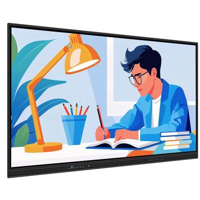 75 Inch Android PC Smart Panel Wifi HDMI USB 50 Touch Points For Meeting Office