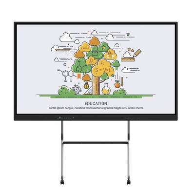 86 Inch Android PC i5 i7 Dual System 50 Touch 4K Interactive Whiteboard For Class Office