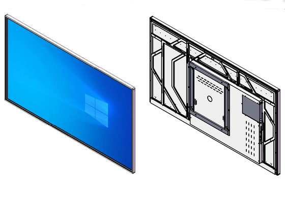 65 Inch Wall Mounted Touch Screen Commercial Display Advertising Kiosk Digital Signage