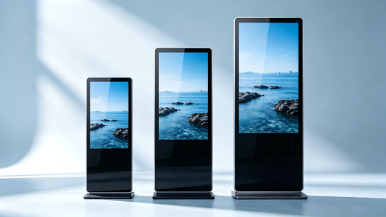 43/49/55/65/75 inch Floor standing Commercial Display Touch Screen Kiosk Advertising Digital Signage