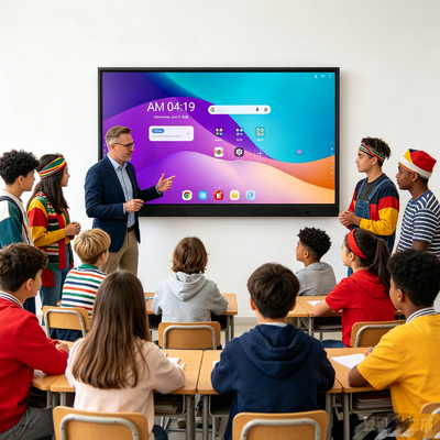 75 inch Google EDLA cerfitifed Android 16 Interactive Displays for School Meetings