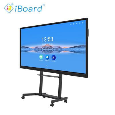 Popular Interactive Flat Panel 75 Inch 4k Resolution Smart Touch with New Android System Equipment for Classroom Office Meeting