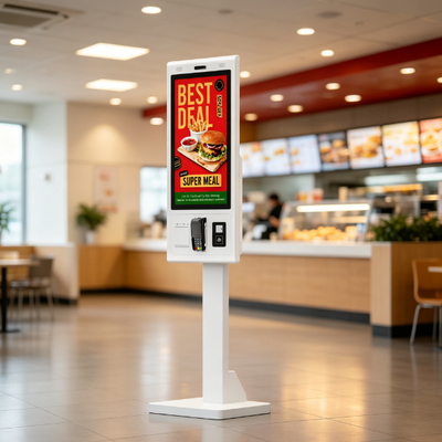 Self-ordering kiosk 23.8 inch Floor-standing for Restaurant Dining ordering