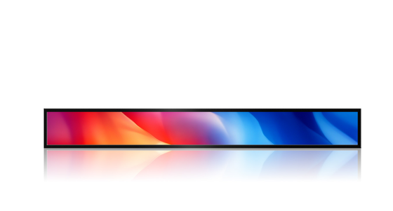 Indoor Stretched Bar LCD Display Advertising Display for shelf digital signage