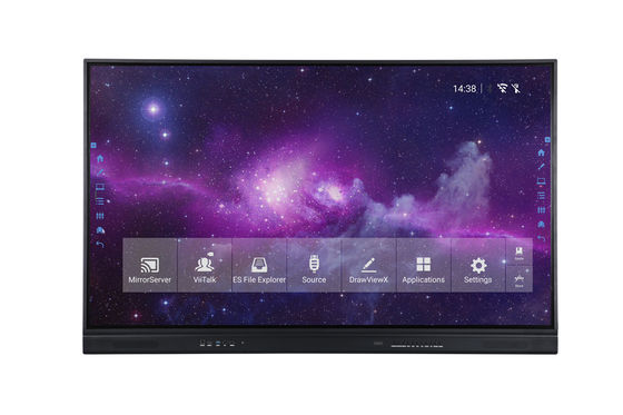 4k Interactive Flat Panel With All In One Computer 178 Viewing Angle