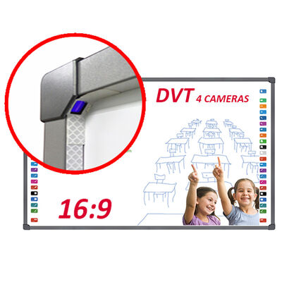 75 Inch Interactive Whiteboard with 20 Point Capacitive Touch Screen and 8 MP Pixel Visualizer for Conference and Education