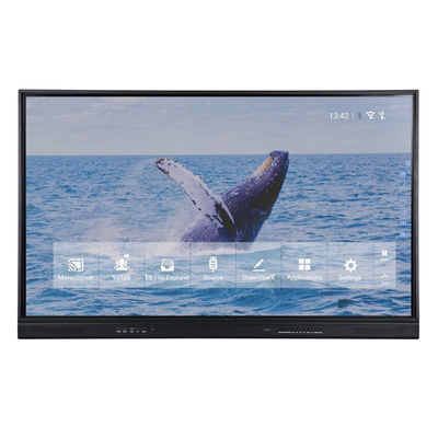 75" LCD Smart Board Finger Infrared Touch For Business Meeting