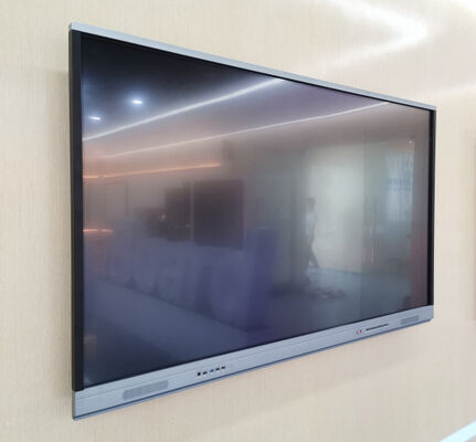 55-98 Inch 4K Resolution Interactive Flat Panel with Multi-Touch and Dual System for Teaching and Meetings