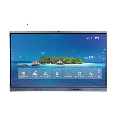 350cd/M2 Interactive Flat Panel Digital Board 86 Inch 20 Touch Points Presentation Board