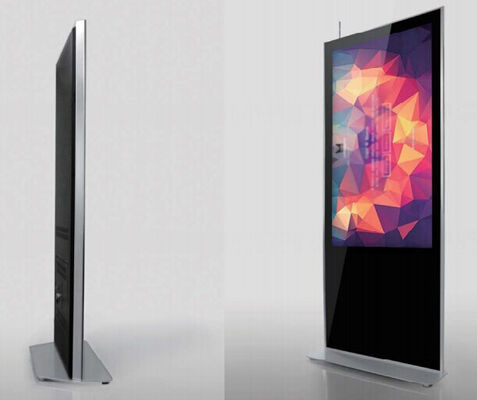 65 Inch Floor Standing Digital Signage Display with 178 Degrees View Angle and FCC Approval