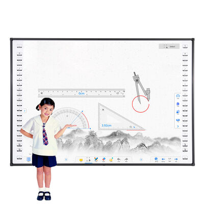 96 Inch Multi-touch Infrared Interactive Whiteboard Smart Whiteboard with Customized Size for Meetings & Teaching