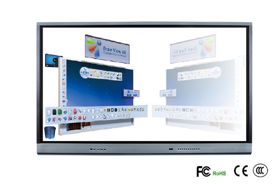 Narrow Frame Interactive Flat Panel 75 Inch Multi Touch Screen