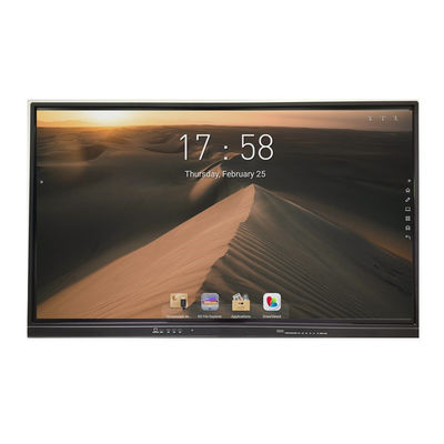 65'' LED Teaching Board  Infrared Interactive Led Display Multi Touch Monitor Smart Whiteboard