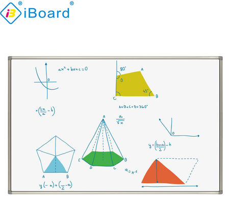 90 Inch Infrared Interactive Whiteboard Electronic White board USB Interface Ceramic Nano Surface