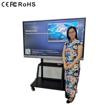 Infrared Touch Technology Education Interactive Flat Panel Display for Collaborative Teaching