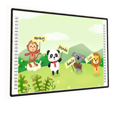 20 Points Touch LED Interactive Whiteboard with Dual System Support and Wall Mounted Design