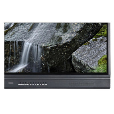 65 Inch LED Interactive Whiteboard, Android Smart Flat Panel 20/40 Touch Points Infrared Black Color