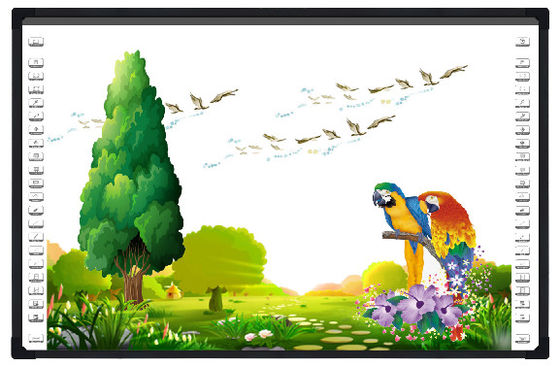 RoHS 85 Inch Interactive Display Two sides hotkeys for education