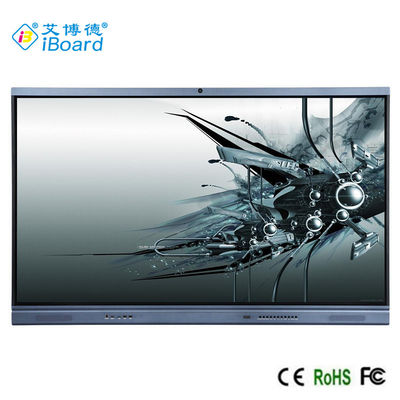 IR LED Interactive Smart Board, 75'' Interactive Flat Panel For Education Camera Optional