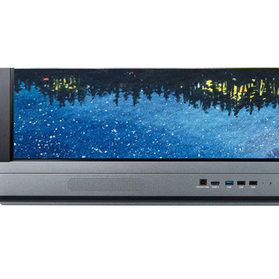 Wall Mounted 75 Inch Interactive Whiteboard PC, Android 8 ,Aluminium Alloy Frame Flat Panel For Meeting Presentation