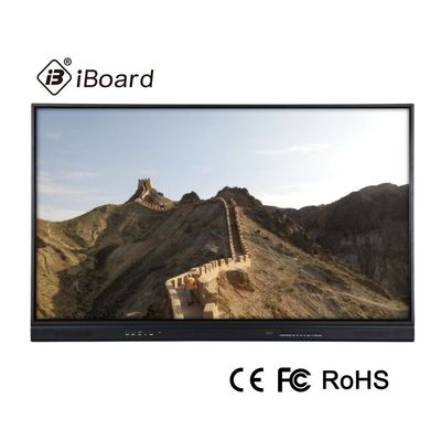 32G 75 Inch Interactive Whiteboard For Teaching 10 Touch Points