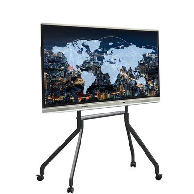 75 Inch Interactive Touch Screen Whiteboard 1651x929mm, Android8.0, Black and Silver