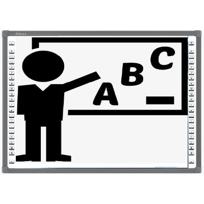 Optical Electronic Interactive Whiteboard 32768*32768 With 2 Camera
