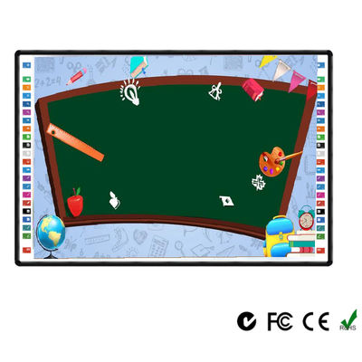 90 Inch Infrared Interactive Whiteboard Electronic White board USB Interface Ceramic Nano Surface