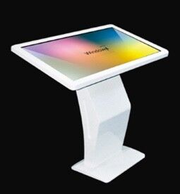 Floor Standing 3840x2160 UHD Touch Screen Kiosk with 6 Points Touch and Aluminum Alloy Frame