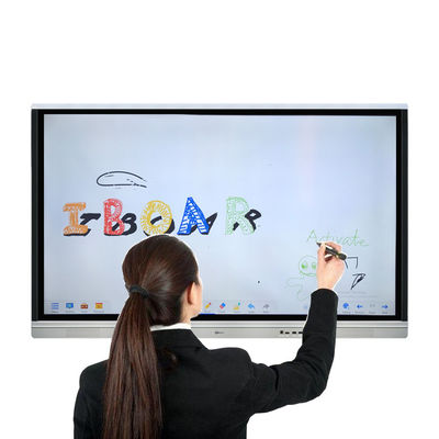 86 Inch Capacitive Infrared Technology IPS Interactive Touch Screen Monitor DLED Screen