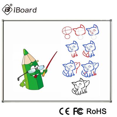 96 Inch Education Interactive Whiteboard 16:9 Infrared Touch for classroom